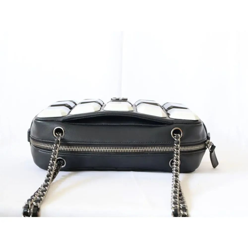 Chanel Art Camera Bag 14S Rare 2014 Ombre Plexiglass Leather Pop CC Authentic